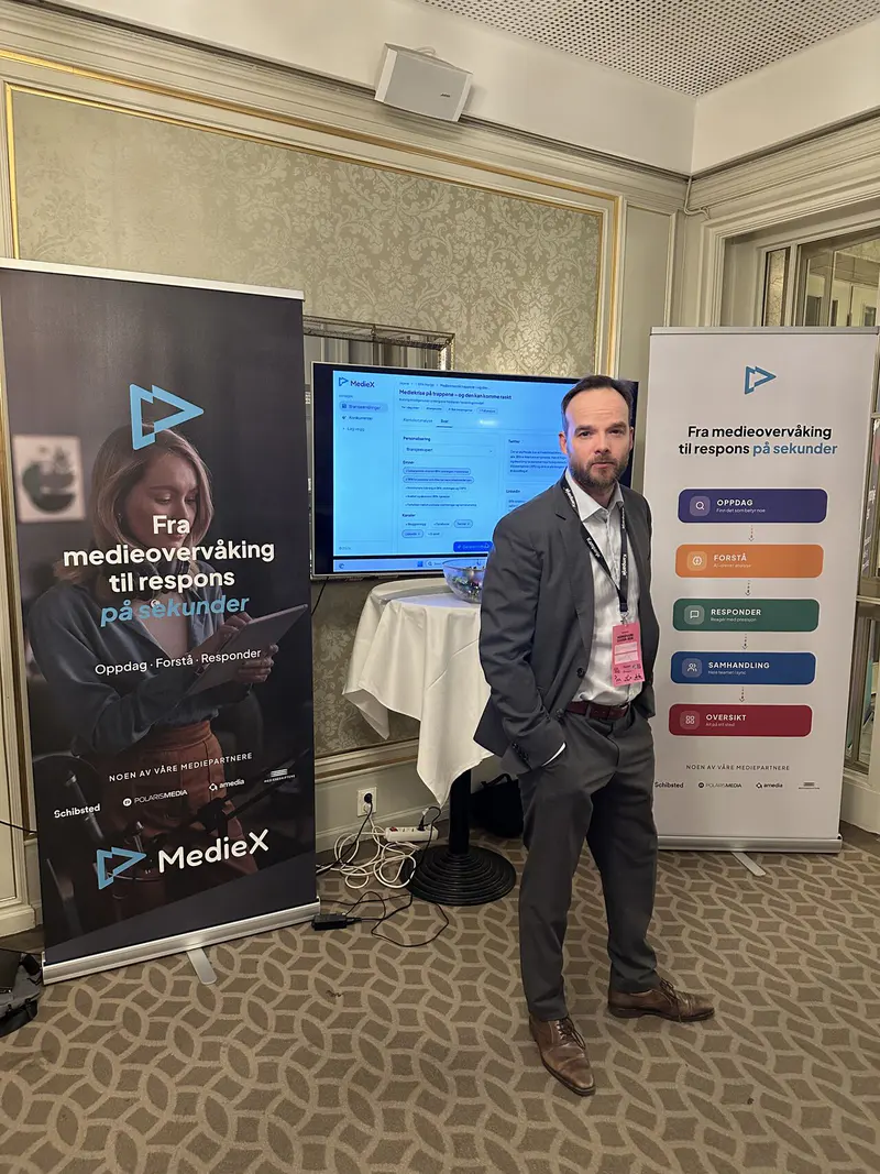 MedieX på stand under Merkevaredagen 2026